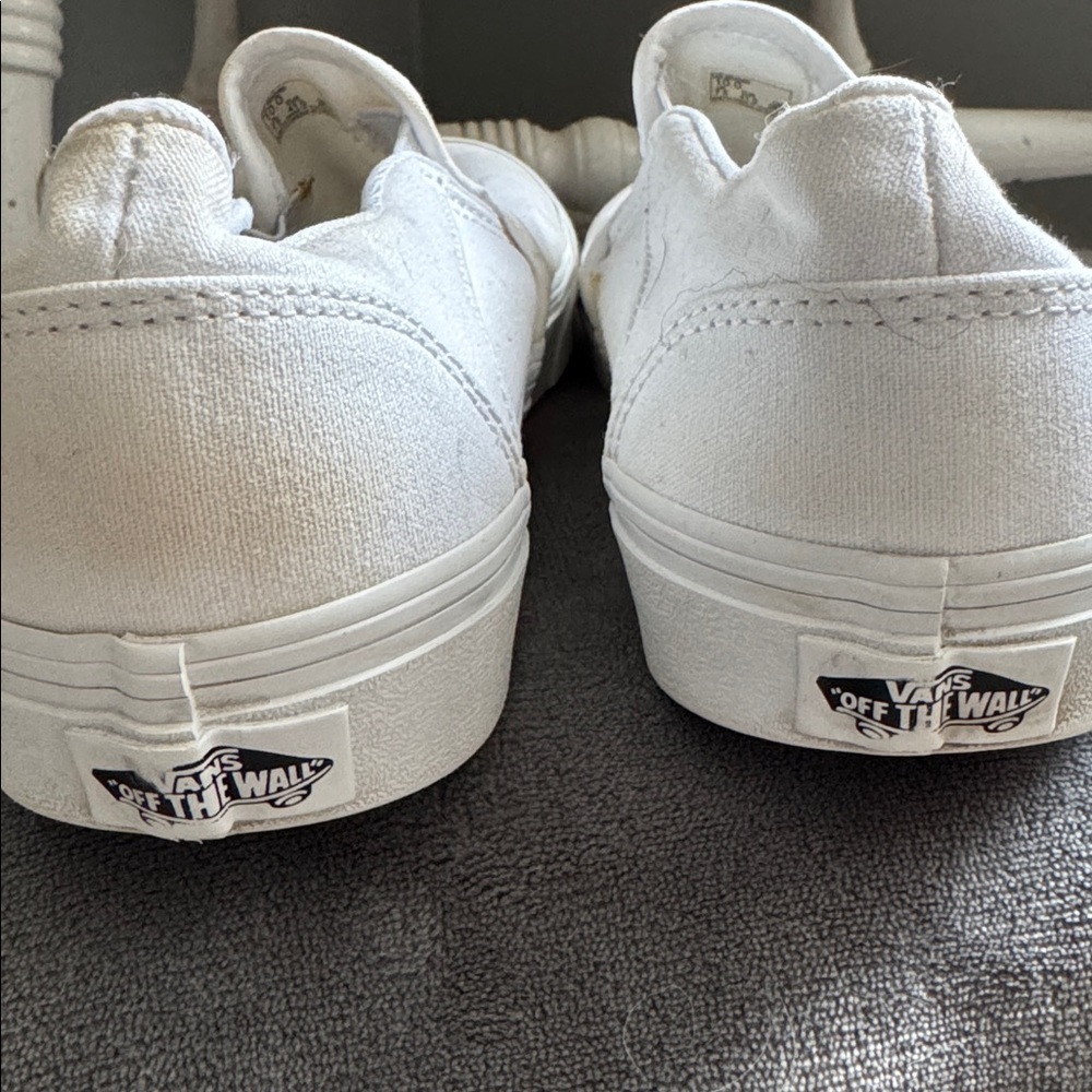 Vans Classic White cavas Slip-On Sneakers women’s size 10 - Picture 7 of 7